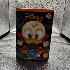 Disney Cosbi Vampire Duck Figure - Orange and Black